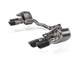 Kies-Motorsports Akrapovic Akrapovic 2024+ Porsche Panamera Slip-On Line (Titanium) w/ Carbon Tips: Requires V6 or V8 fit kit