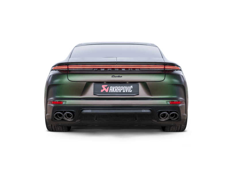 Akrapovic 2024+ Porsche Panamera Slip-On Line (Titanium) w/ Carbon Tips: Requires V6 or V8 fit kit Secondary image