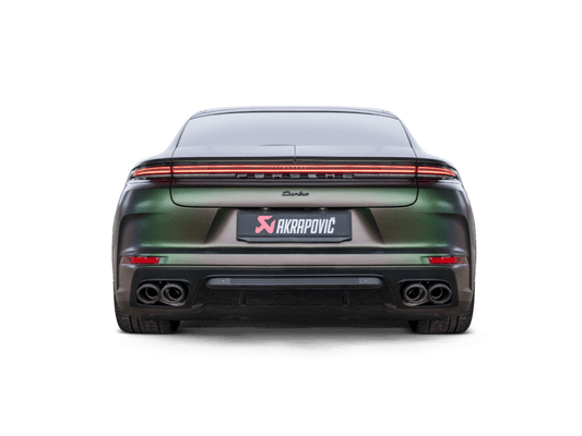 Kies-Motorsports Akrapovic Akrapovic 2024+ Porsche Panamera Slip-On Line (Titanium) w/ Carbon Tips: Requires V6 or V8 fit kit