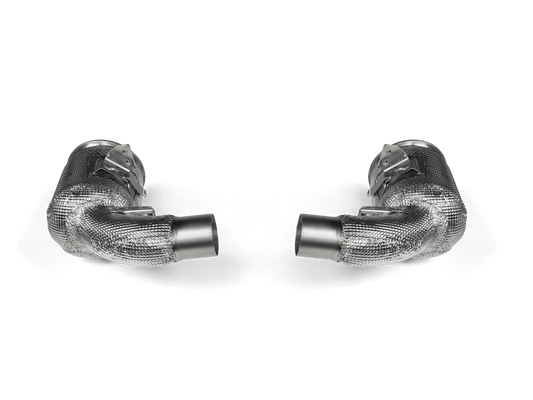 Kies-Motorsports Akrapovic Akrapovic 2025 Porsche 911 Carrera /T/S/4S/Cabriolet/Targa (992.2) Link Pipe Set w/ Cat (SS)