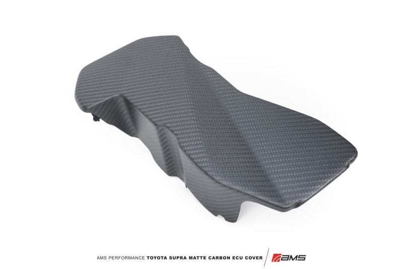 Kies-Motorsports AMS AMS Performance 2020+ Toyota GR Supra Carbon Fiber ECU Cover - Matte Carbon Main image