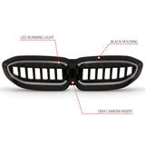 Kies-Motorsports ANZO Anzo 19-22 BMW 3 Series Black Housing Full LED Front Grille w/ Initiation & Running Light