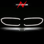 Kies-Motorsports ANZO Anzo 19-22 BMW 3 Series Black Housing Full LED Front Grille w/ Initiation & Running Light