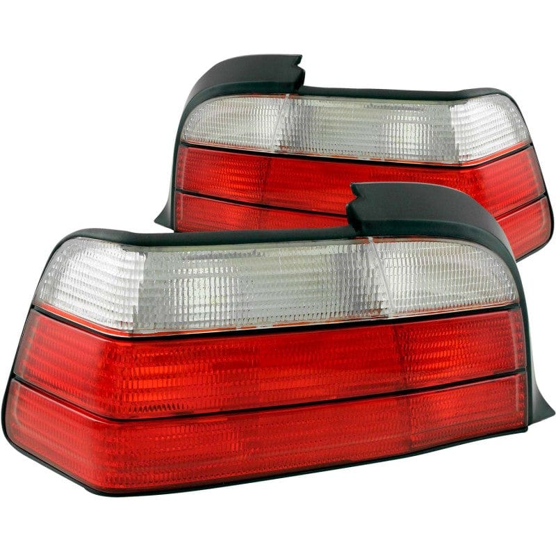 Kies-Motorsports ANZO ANZO 1992-1998 BMW 3 Series E36 Coupe/Convertable Taillights Red/Clear Main image