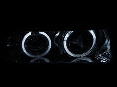 Kies-Motorsports ANZO ANZO 1992-1998 BMW 3 Series E36 Projector Headlights w/ Halo Chrome G2 1 pc