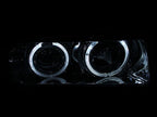 Kies-Motorsports ANZO ANZO 1992-1998 BMW 3 Series E36 Projector Headlights w/ Halo Chrome G2 1 pc