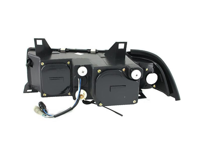 Kies-Motorsports ANZO ANZO 1992-1998 BMW 3 Series E36 Projector Headlights w/ Halo Chrome G2 1 pc