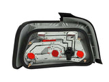 Kies-Motorsports ANZO ANZO 1992-1998 BMW 3 Series E36 Sedan Taillights Red/Clear