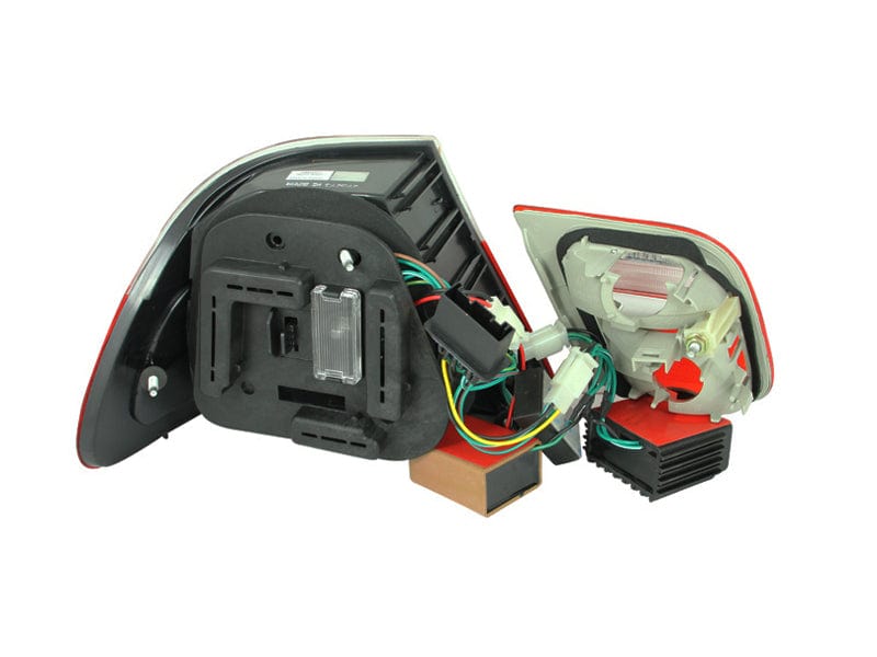 Kies-Motorsports ANZO ANZO 2000-2003 BMW 3 Series E46 LED Taillights Red/Clear