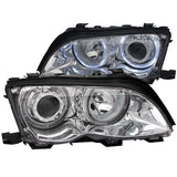 Kies-Motorsports ANZO ANZO 2002-2005 BMW 3 Series E46 Projector Headlights w/ Halo Chrome