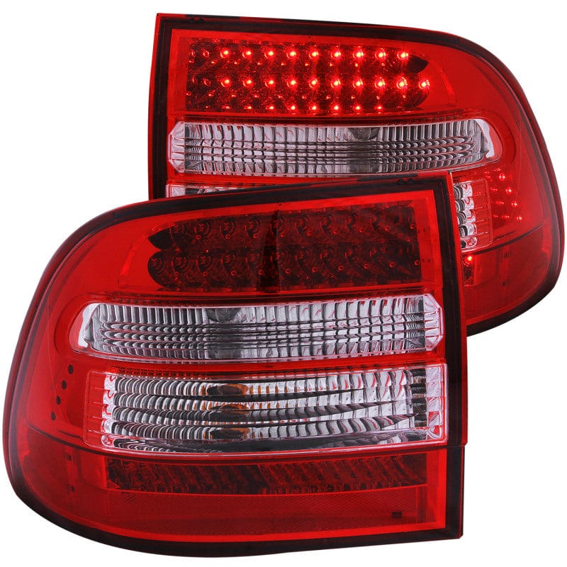 Kies-Motorsports ANZO ANZO 2003-2006 Porsche Cayenne LED Taillights Red/Clear Main image