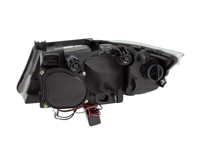 Kies-Motorsports ANZO ANZO 2006-2008 BMW 3 Series E90-E91 Projector Headlights w/ Halo w/ LED Bar Chrome (CCFL)