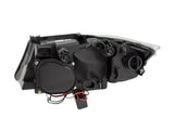 Kies-Motorsports ANZO ANZO 2006-2008 BMW 3 Series E90-E91 Projector Headlights w/ Halo w/ LED Bar Chrome (CCFL)