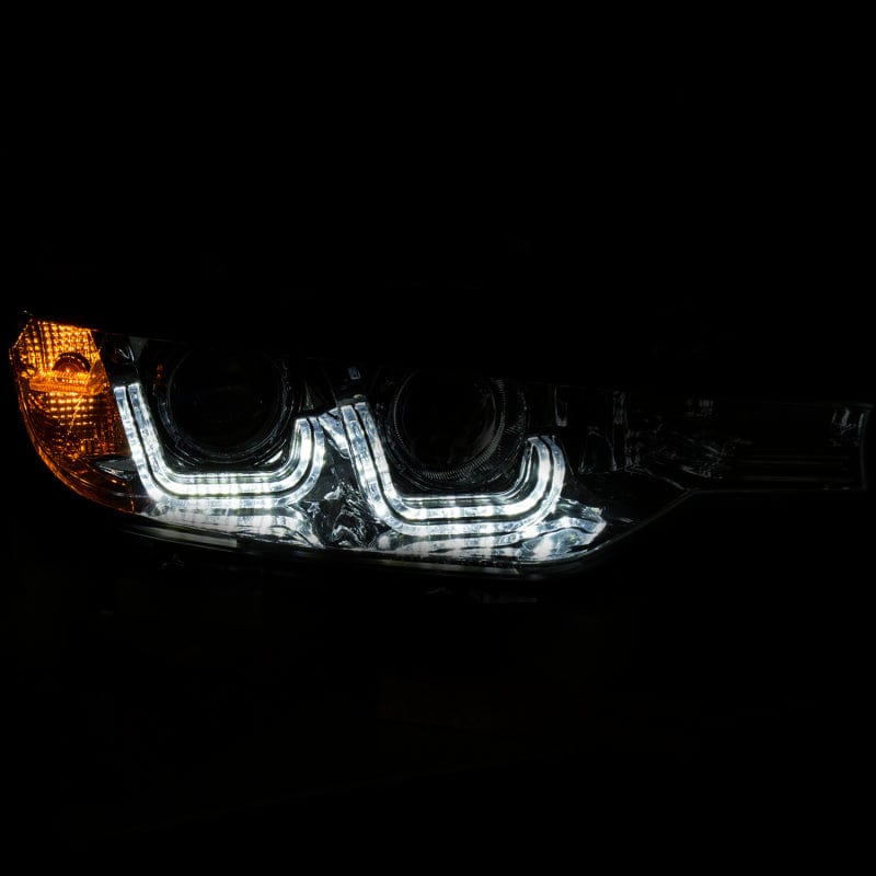 Kies-Motorsports ANZO ANZO 2012-2015 BMW 3 Series Projector Headlights w/ U-Bar Chrome