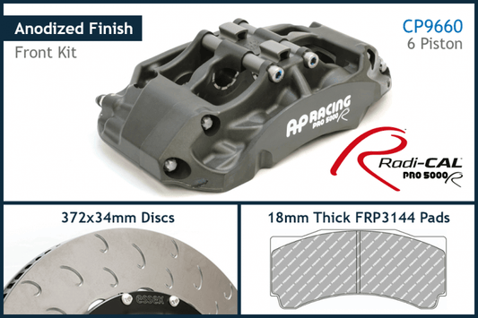 Kies-Motorsports AP Racing AP Racing by Essex Radi-CAL Competition Brake Kit (Front 9660/372mm)- BMW M3 (G80) & M4 (G82) Incl. Competition