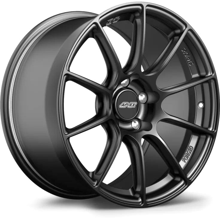 Kies-Motorsports APEX APEX SM-10RS Forged Porsche Wheel - 19" x 9.5" Satin Black / ET50 / PSCL