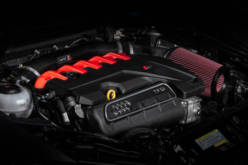 APR 17-20 Audi RS3/18-22 Audi TT RS Quattro (MK3) 2.5T TFSI Carbon Fiber Intake Filter System Secondary image