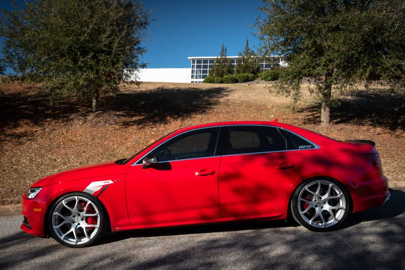 Kies-Motorsports APR APR A01 Flow Formed 20x9.0 / 5x112 / ET42 / 66.5mm Bore / Silver Wheel