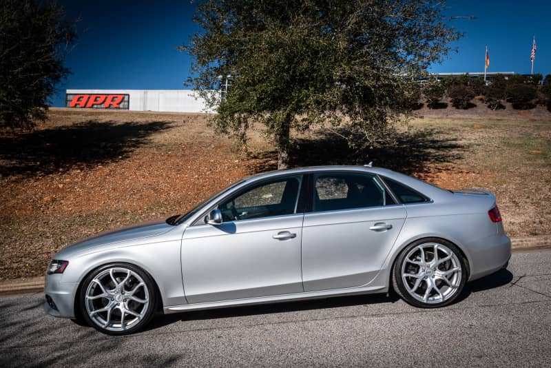 Kies-Motorsports APR APR A01 Flow Formed 20x9.0 / 5x112 / ET42 / 66.5mm Bore / Silver Wheel