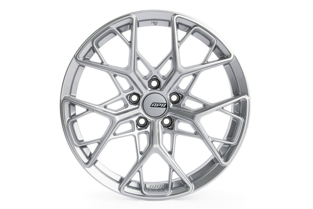 Kies-Motorsports APR APR A02 Flow Formed Wheels (20x9.0) (Hyper Silver) (1 Wheel) Hyper Silver / 20 IN / A02