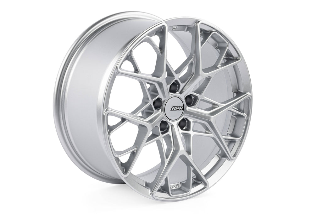 Kies-Motorsports APR APR A02 Flow Formed Wheels (20x9.0) (Hyper Silver) (1 Wheel) Hyper Silver / 20 IN / A02