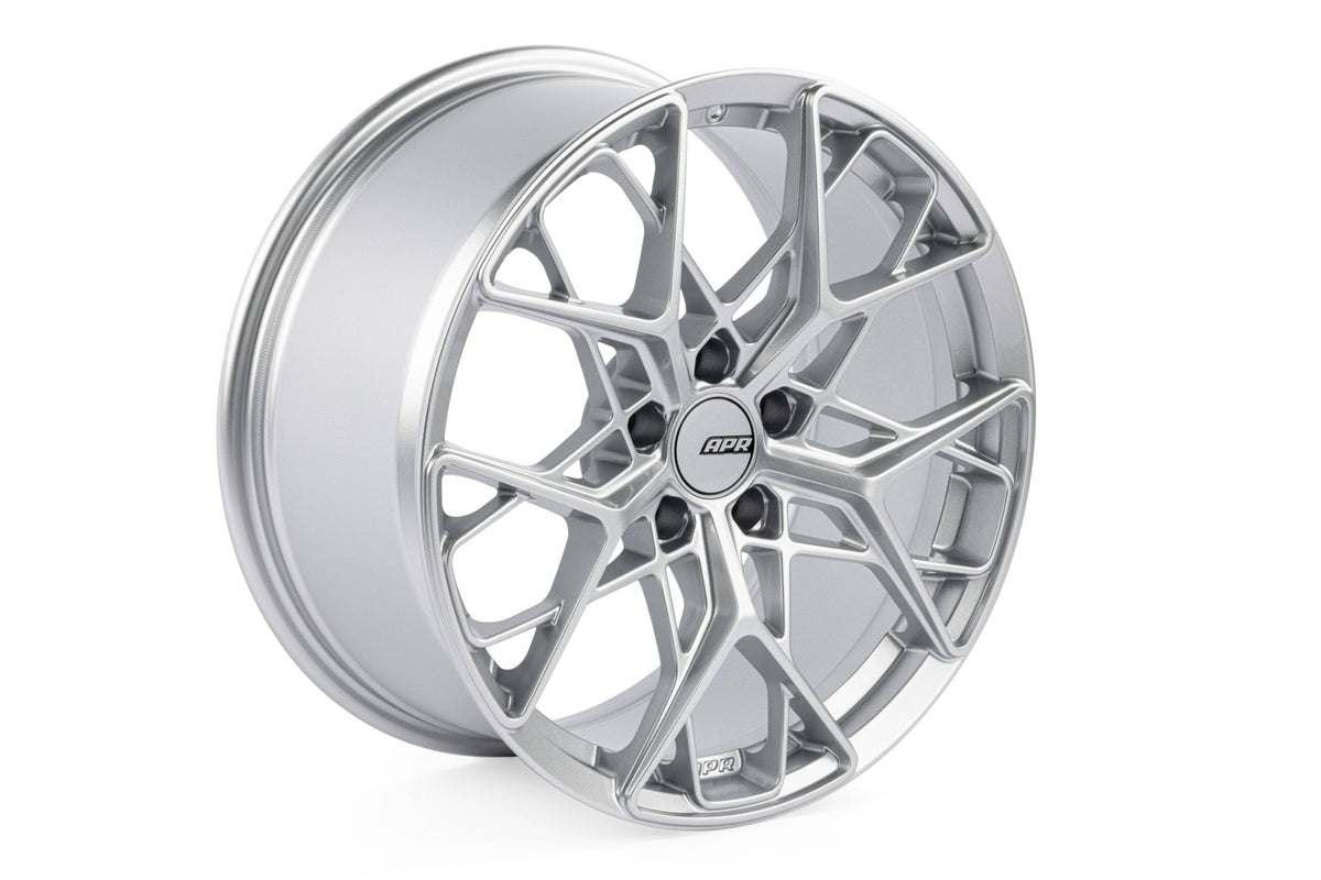 Kies-Motorsports APR APR A02 Flow Formed Wheels (20x9.0) (Hyper Silver) (1 Wheel) Hyper Silver / 20 IN / A02