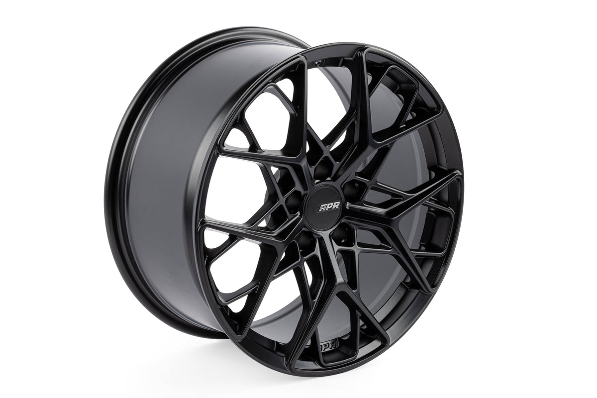 Kies-Motorsports APR APR A02 Flow Formed Wheels (20x9.0) (Satin Black) (1 Wheel) Satin Black / 20 IN / A02