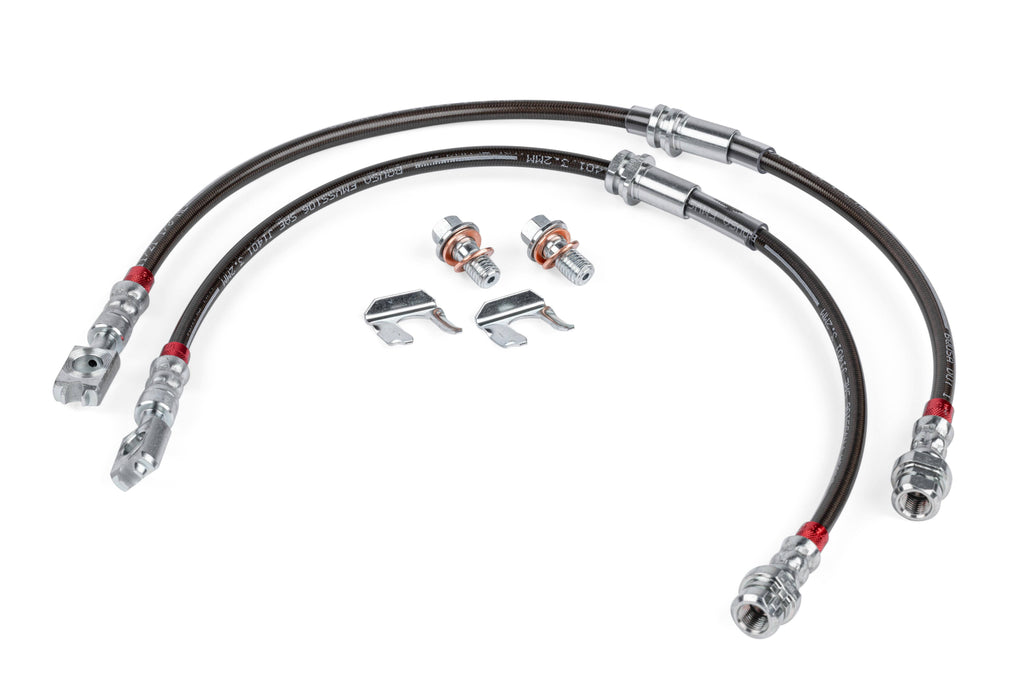 Kies-Motorsports APR APR Braided Stainless Steel Brake Lines (Set of 2) - Front