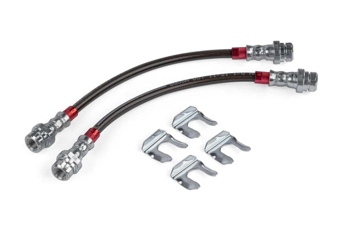Kies-Motorsports APR APR Braided Stainless Steel Brake Lines (Set of 2) - Rear