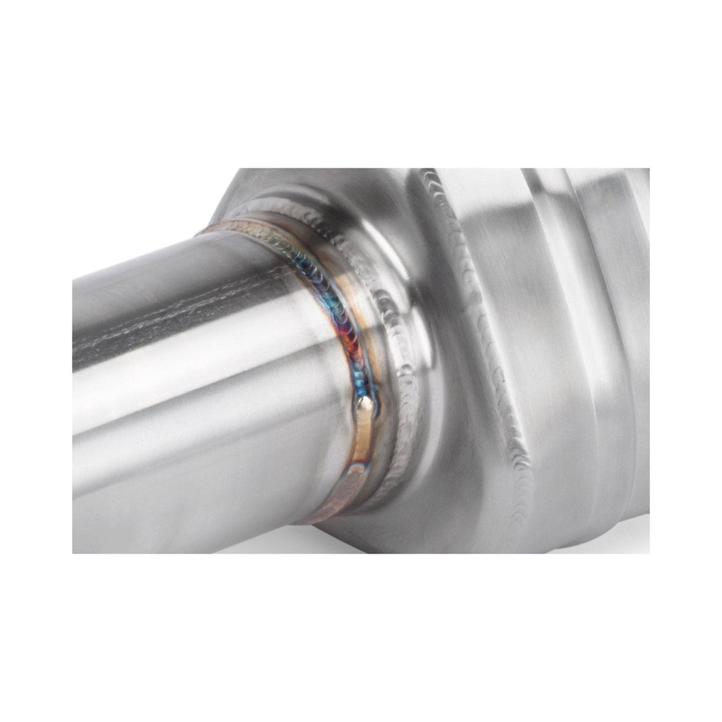 Kies-Motorsports APR APR Catback Exhaust System Front Muffler - GTI (MK6) Conversion Kit - Front Muffler