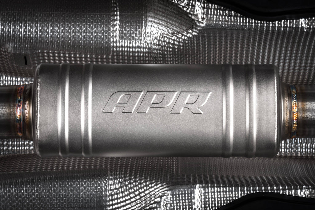 Kies-Motorsports APR APR Catback Exhaust System Front Muffler - GTI/TRC (MK7/MK7.5) Conversion Kit - Front Muffler