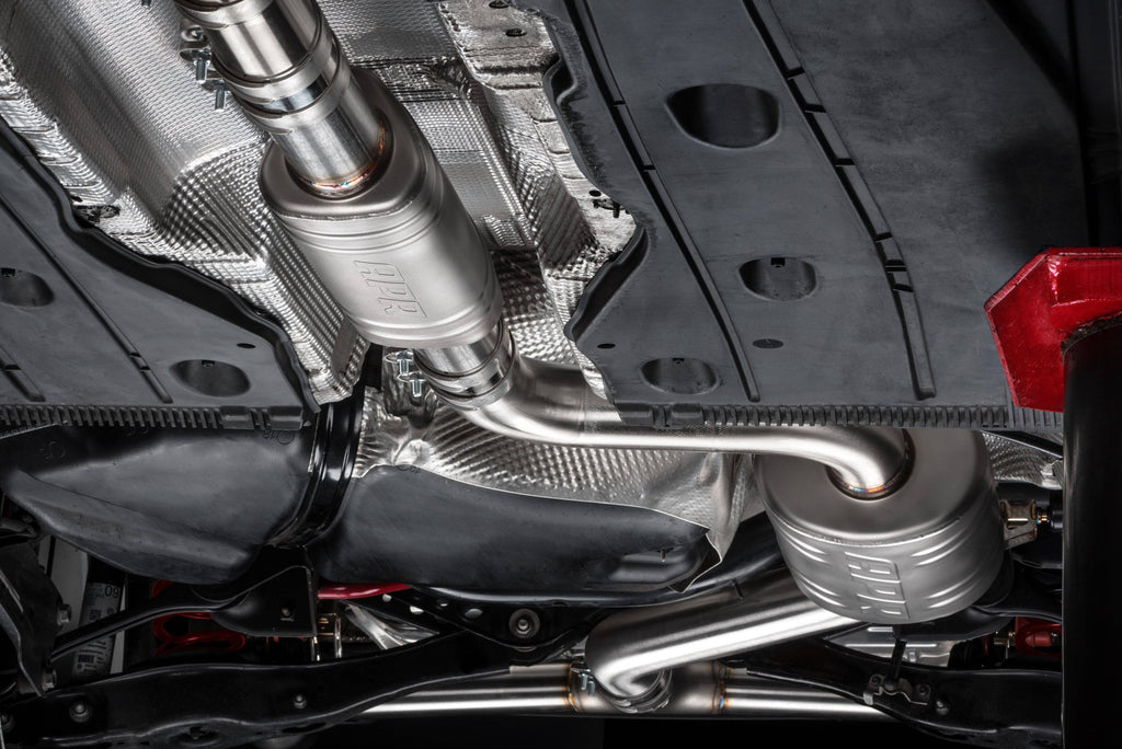 Kies-Motorsports APR APR Catback Exhaust System Front Muffler - GTI/TRC (MK7/MK7.5) Conversion Kit - Front Muffler