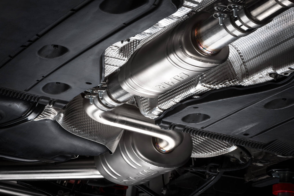 Kies-Motorsports APR APR Catback Exhaust System Front Muffler - GTI/TRC (MK7/MK7.5) Conversion Kit - Front Muffler