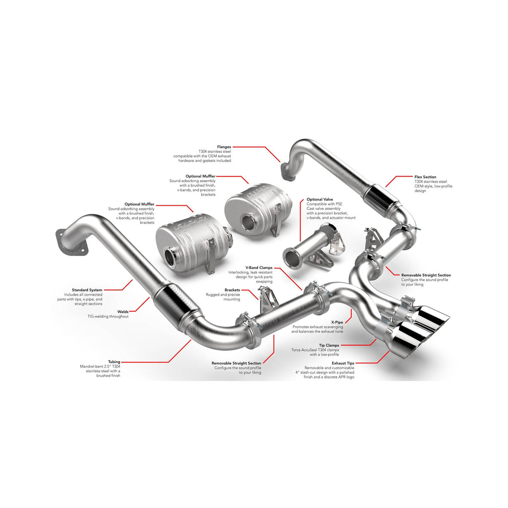 Kies-Motorsports APR APR Catback Exhaust System Full System