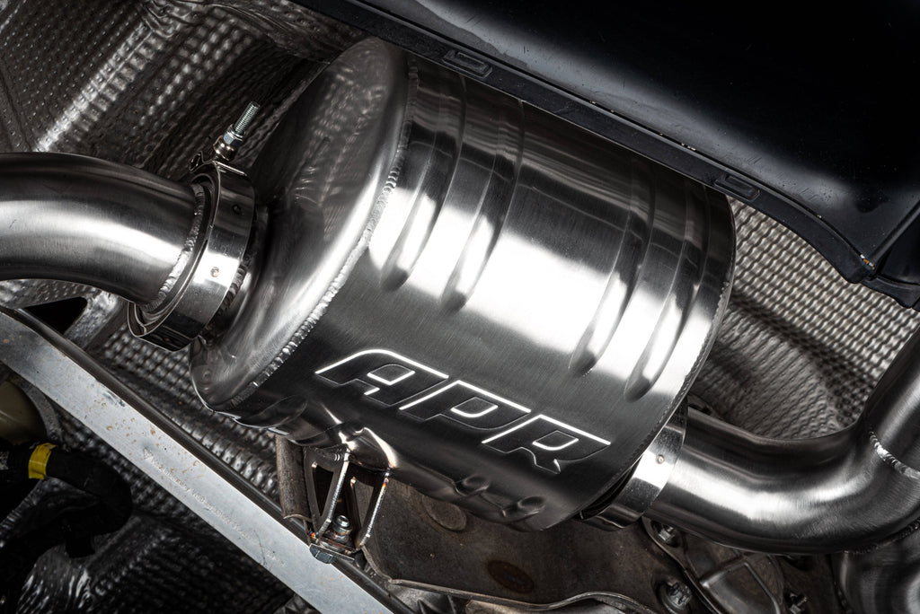Kies-Motorsports APR APR Catback Exhaust System Left Muffler - 718 (982) 2.0T/2.5T Left Muffler Only