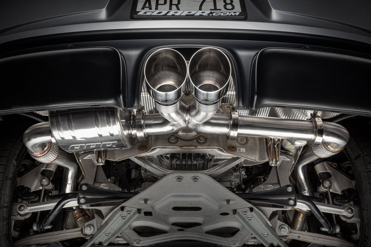 Kies-Motorsports APR APR Catback Exhaust System Left Muffler - 718 (982) 2.0T/2.5T Left Muffler Only