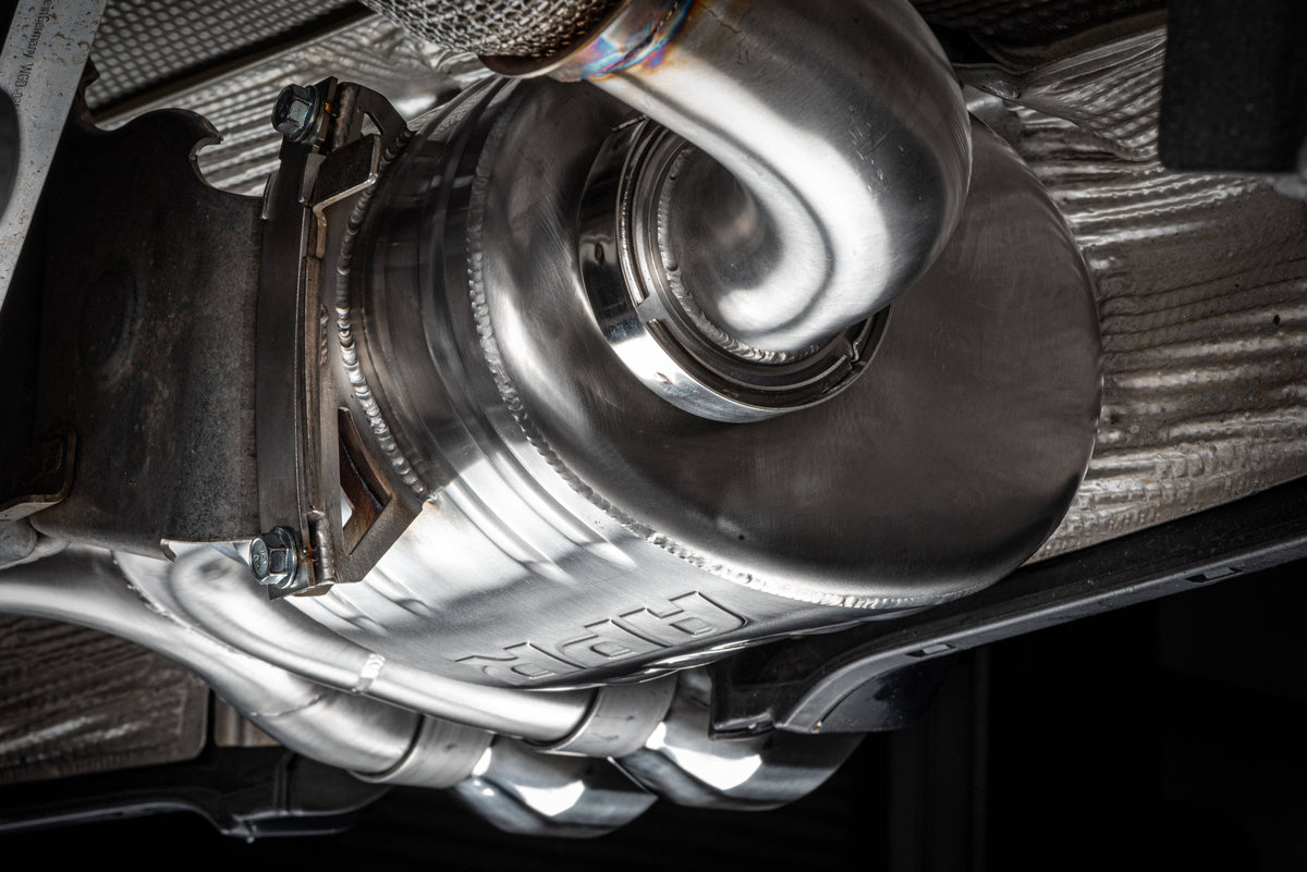 Kies-Motorsports APR APR Catback Exhaust System Left Muffler - 718 (982) 2.0T/2.5T Left Muffler Only