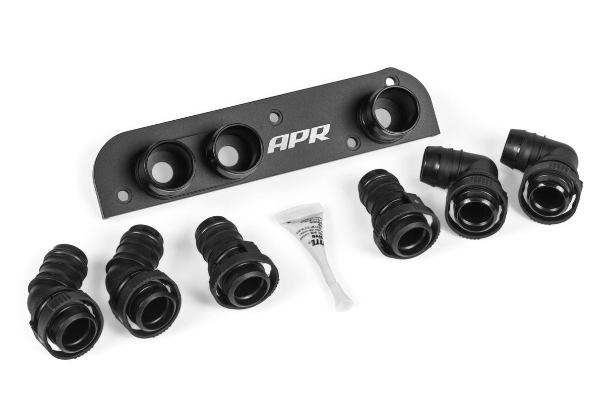 Kies-Motorsports APR APR Catch Can - Universal (EA113 PCV Block Off Plate and Fittings Only)