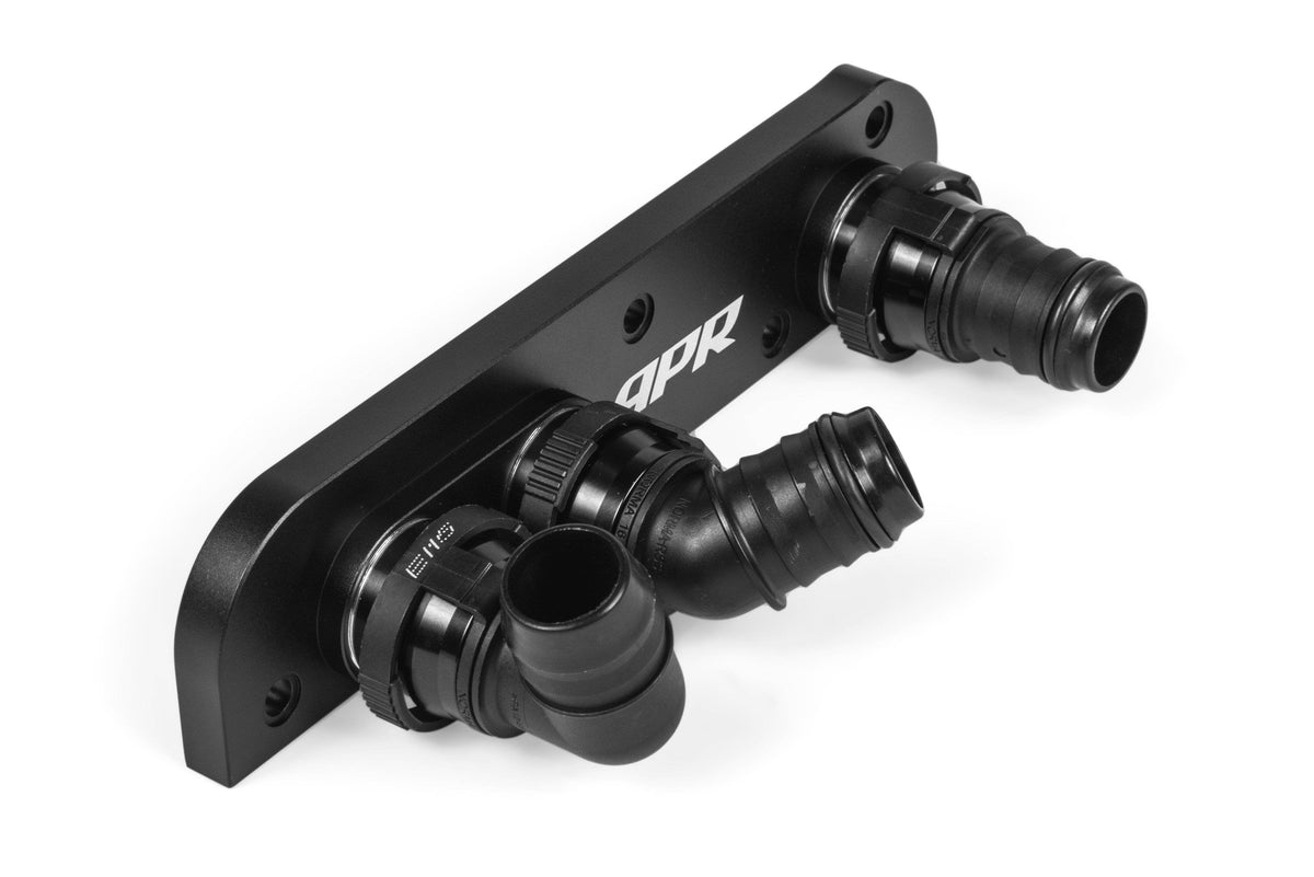 Kies-Motorsports APR APR Catch Can - Universal (EA113 PCV Block Off Plate and Fittings Only)