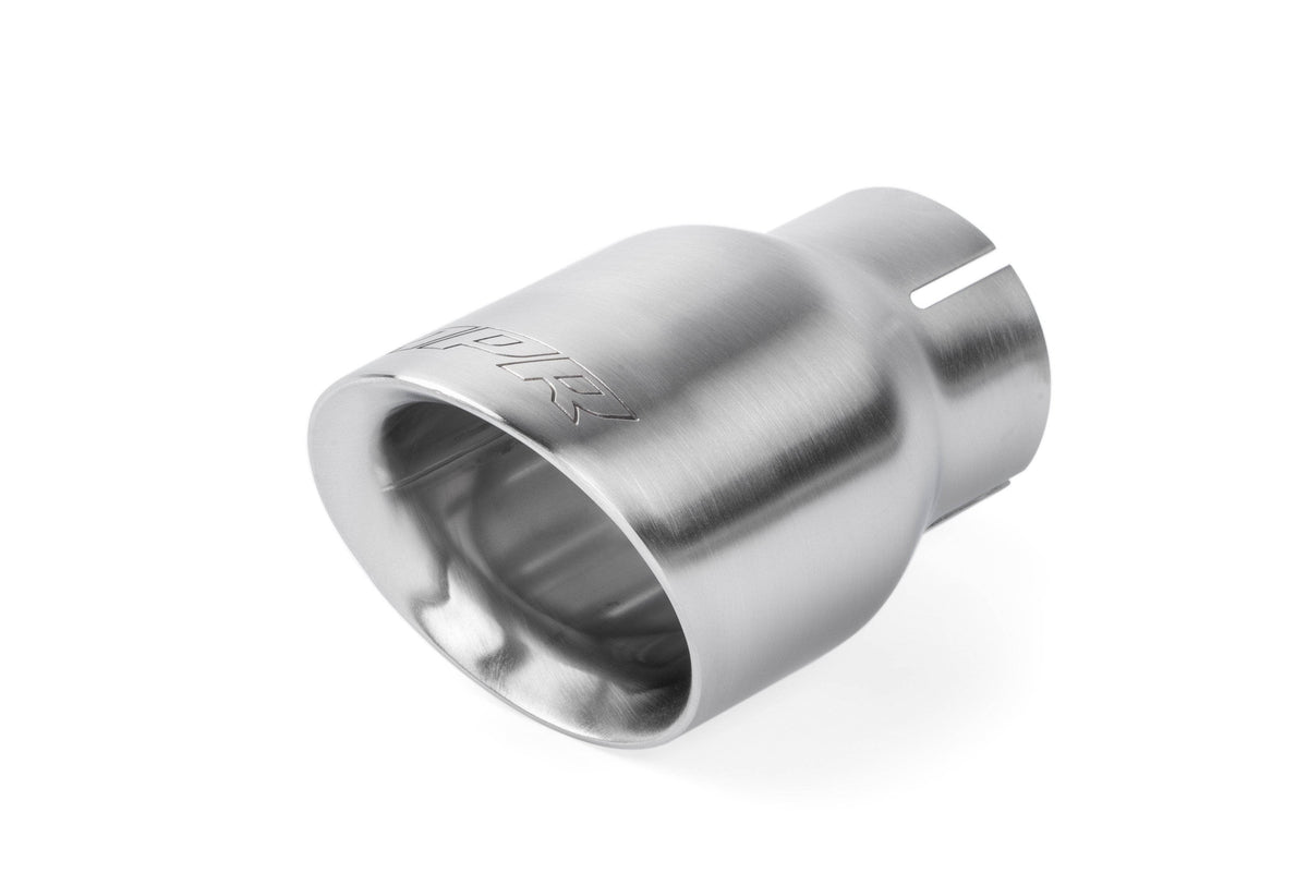 Kies-Motorsports APR APR Double-Walled 3.5" Slash-Cut Tips (Brushed Silver) - Set of 2 Brushed Silver