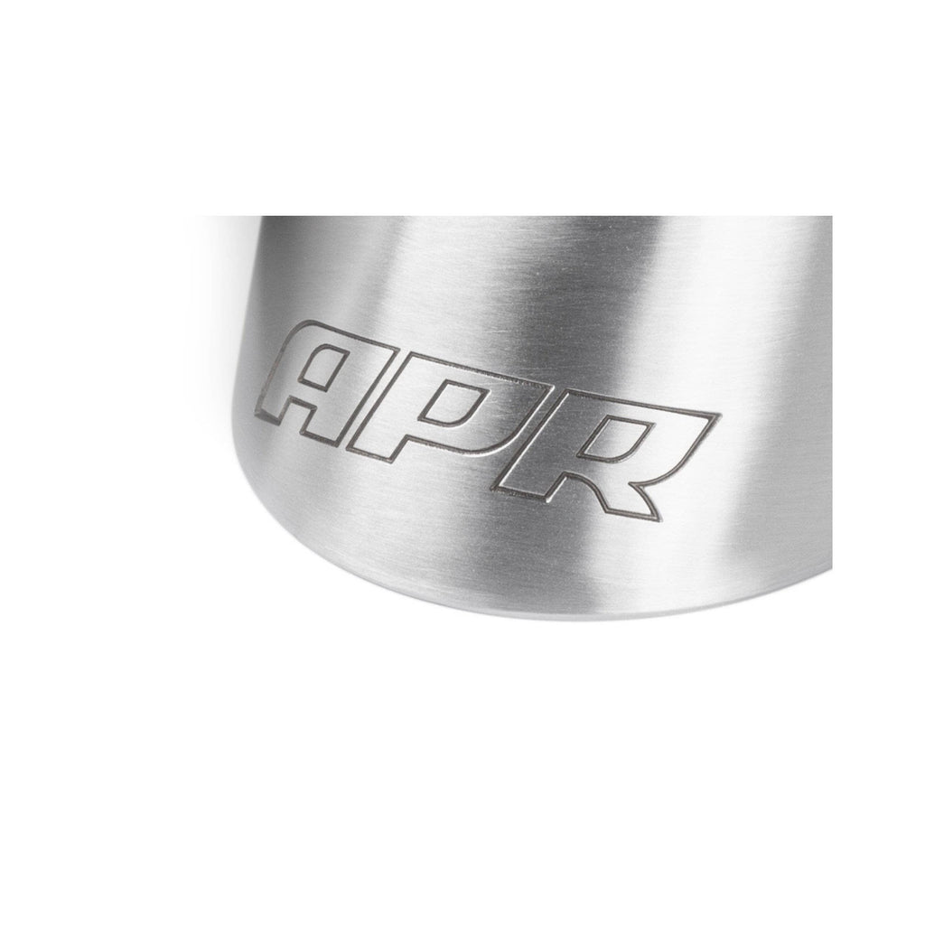 Kies-Motorsports APR APR Double-Walled 3.5" Slash-Cut Tips (Brushed Silver) - Set of 2 Brushed Silver