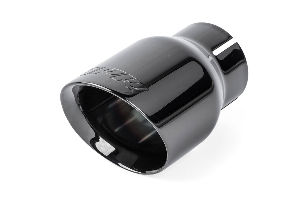 Kies-Motorsports APR APR Double-Walled 3.5" Slash-Cut Tips (Diamond Black) - Set of 2 Polished Diamond Black