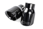 Kies-Motorsports APR APR Double-Walled 3.5" Slash-Cut Tips (Diamond Black) - Set of 2 Polished Diamond Black