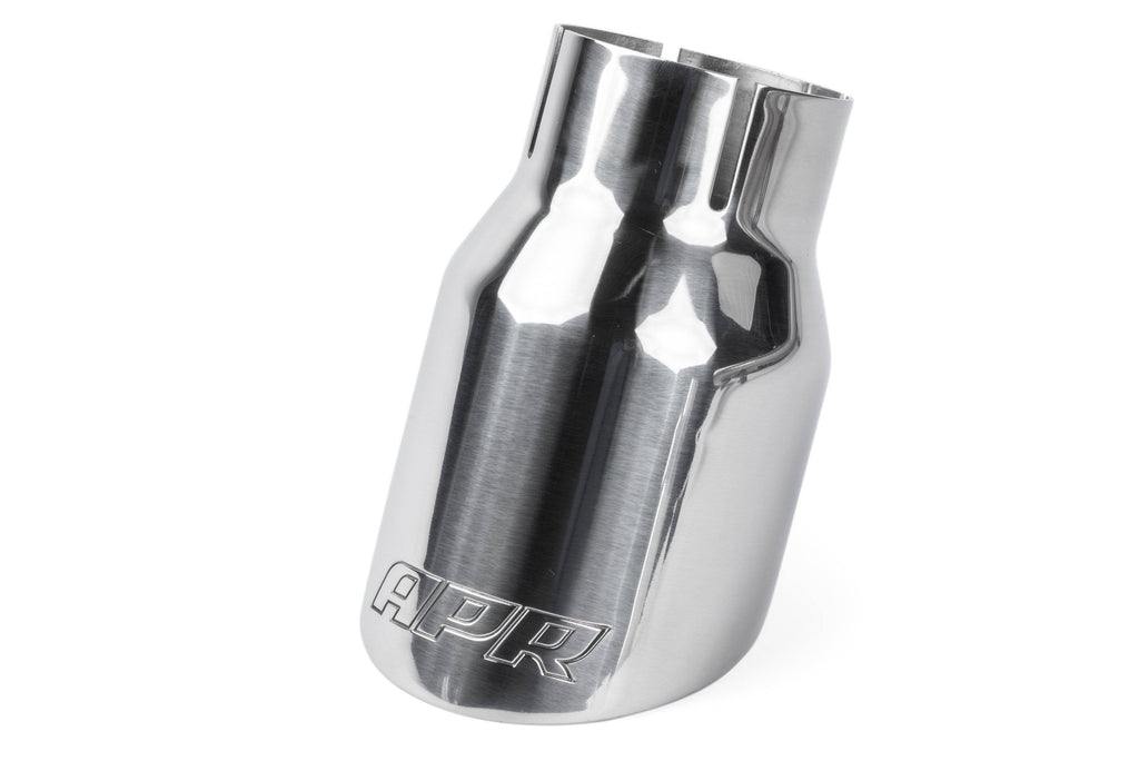 Kies-Motorsports APR APR Double-Walled 3.5" Slash-Cut Tips (Polished Silver) - Set of 2 Polished Silver