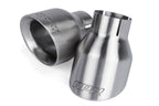 Kies-Motorsports APR APR Double-Walled 4" Slash-Cut Tips (Brushed) - Set of 2 Brushed Silver