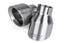 Kies-Motorsports APR APR Double-Walled 4" Slash-Cut Tips (Brushed) - Set of 2 Brushed Silver