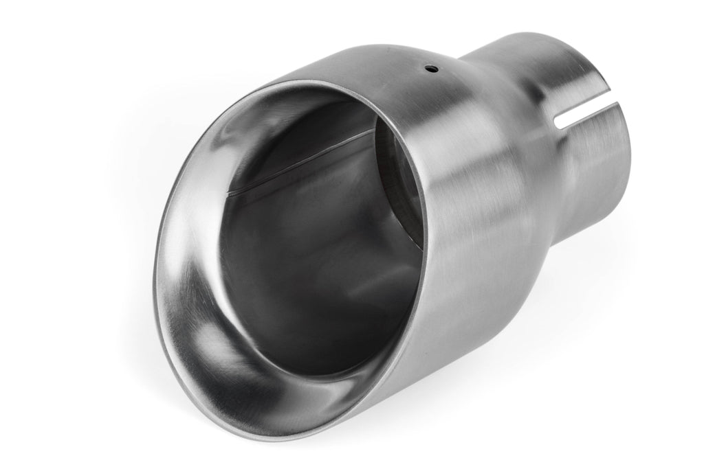 Kies-Motorsports APR APR Double-Walled 4" Slash-Cut Tips (Brushed) - Set of 2 Brushed Silver