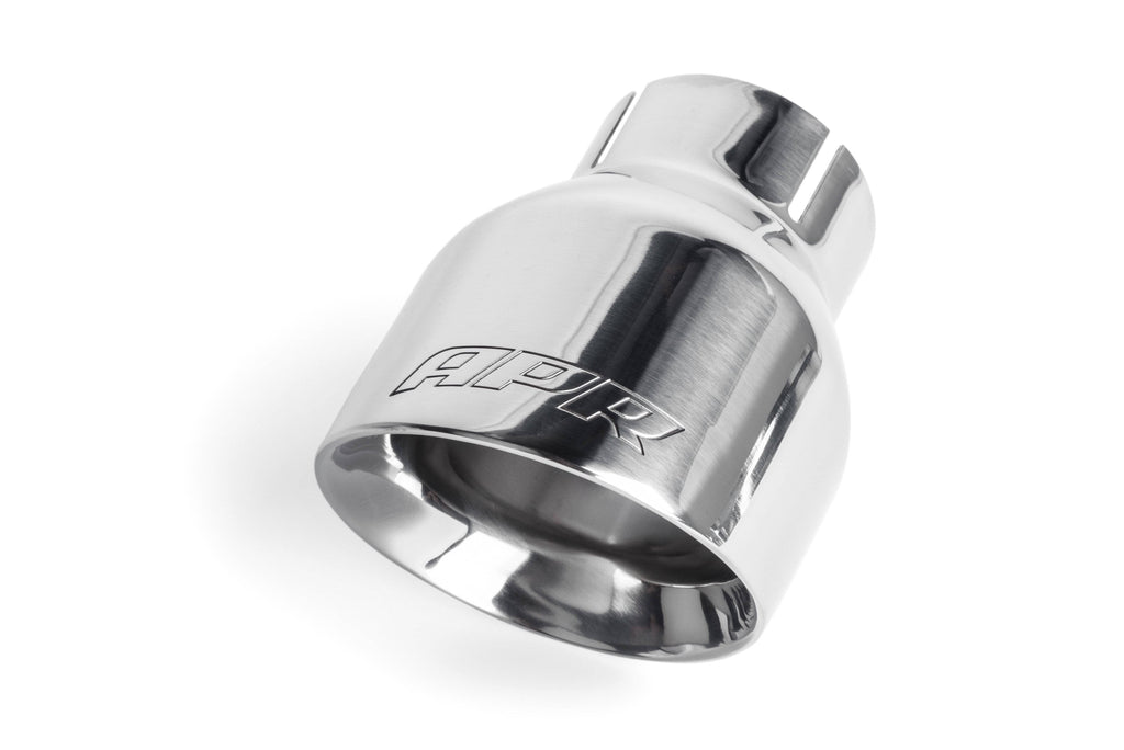 Kies-Motorsports APR APR Double-Walled 4" Slash-Cut Tips (Polished) - Set of 2 Polished Silver