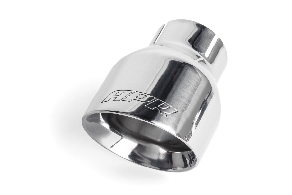 Kies-Motorsports APR APR Double-Walled 4" Slash-Cut Tips (Polished) - Set of 2 Polished Silver