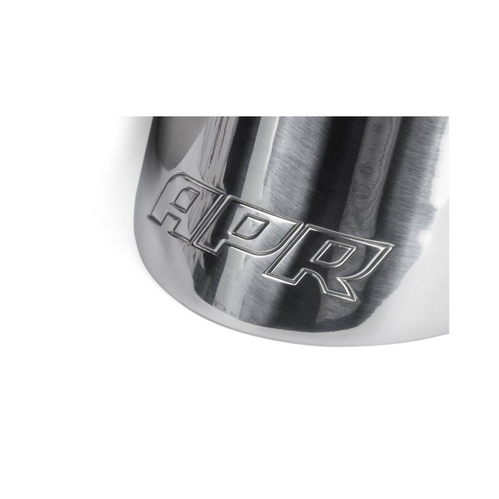 Kies-Motorsports APR APR Double-Walled 4" Slash-Cut Tips (Polished) - Set of 2 Polished Silver
